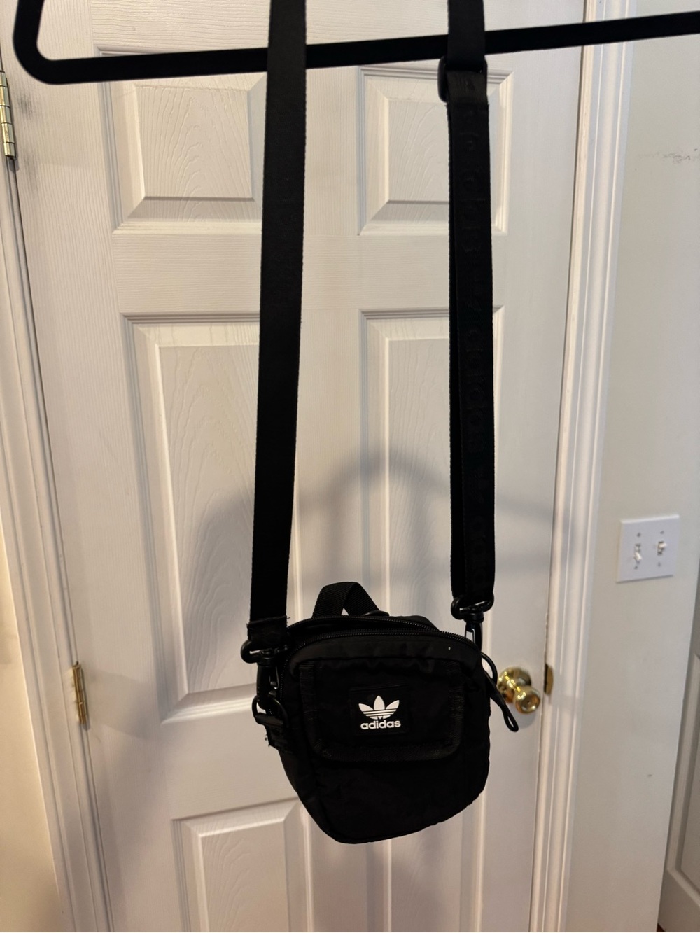 adidas Black Small Crossbody Messenger Bag